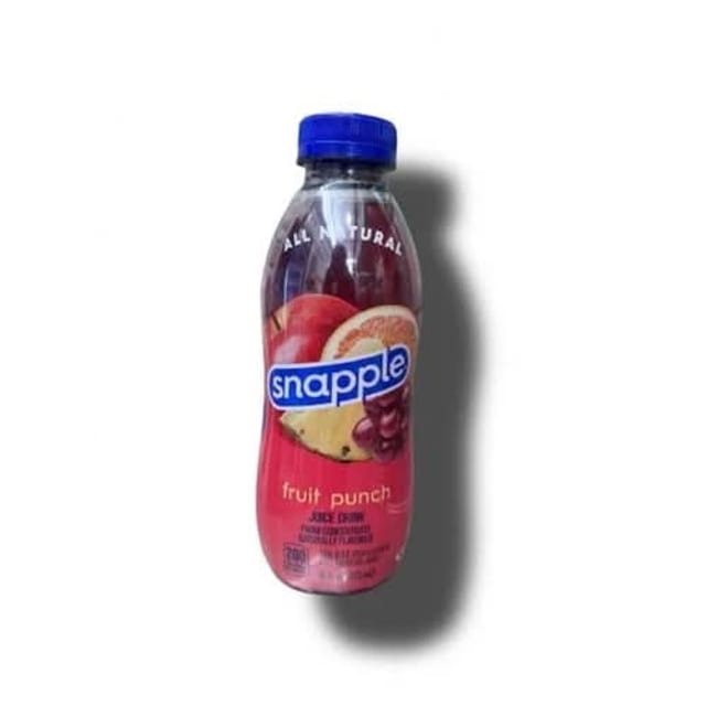 Snapple Fruit Punch.