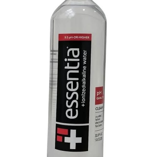 Essentia water.